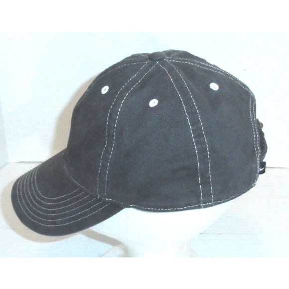 Nike Strapback Adjustable Unisex Hat Gray 100% Cotton PLEASE READ - Picture 4 of 8